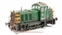 2935 Heljan Class 07 Diesel number D2994 in BR Green livery with wasp stripes and weathered finish